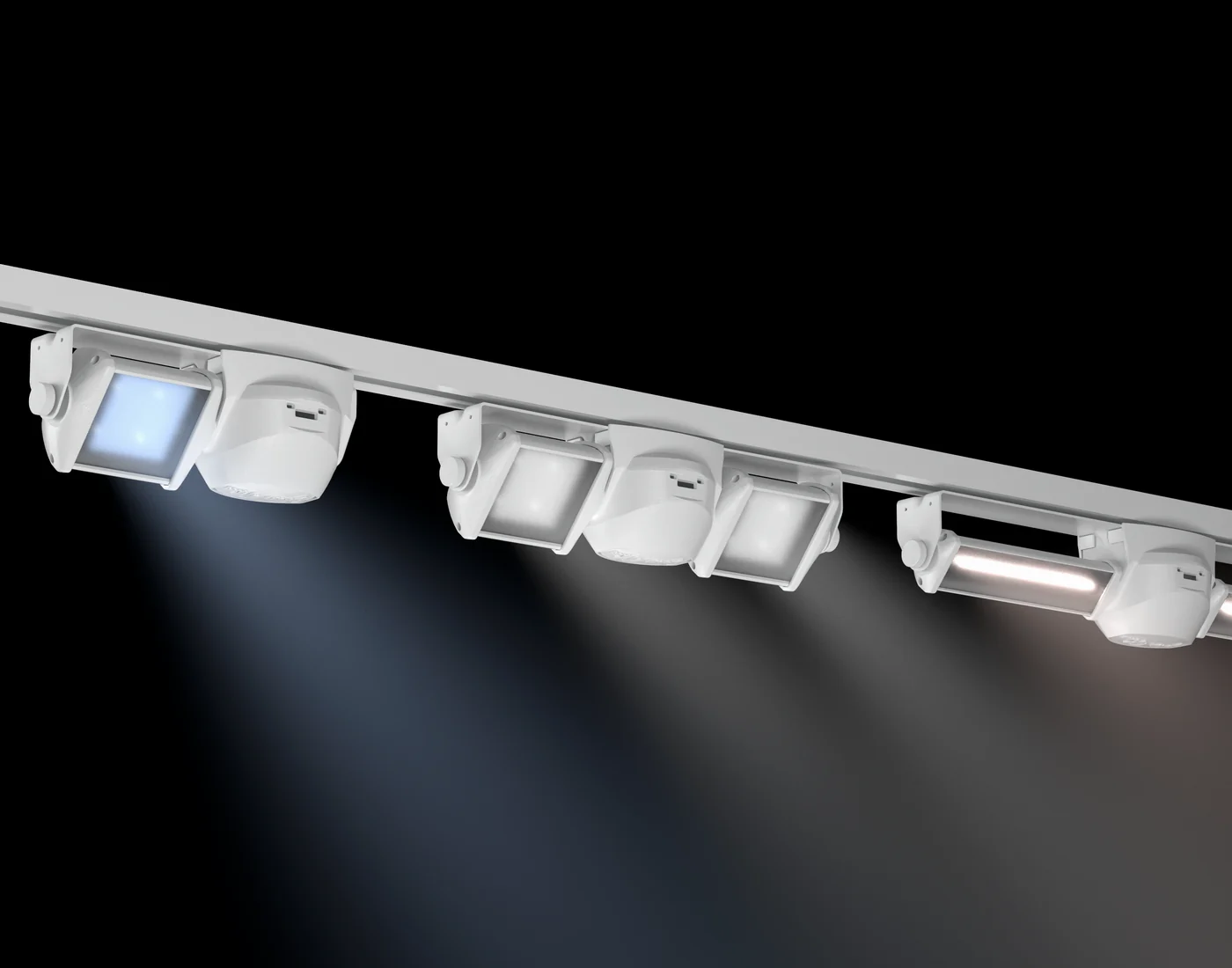 Configurable Luminaire in Architectural White